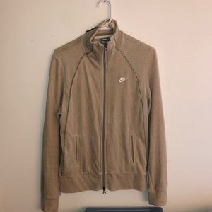 Velvet Nike zip up